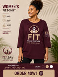 FIT All Together Women's T-Shirt (Bronze)